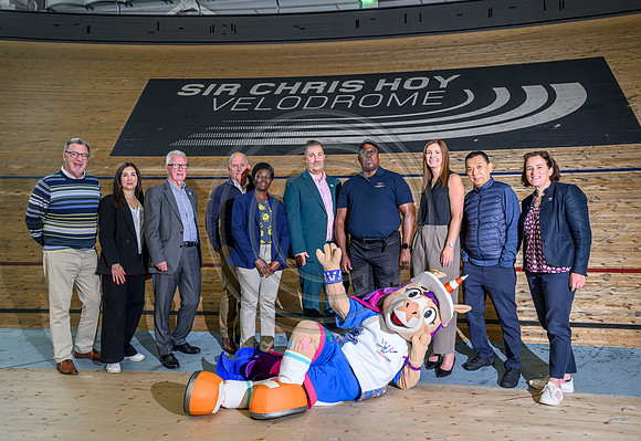 Senior Commonwealth Sport representatives visit Sir Chris Hoy Velodrome