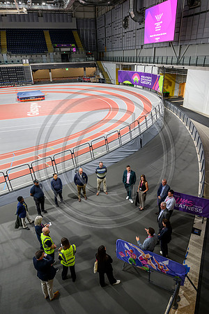 Senior Commonwealth Sport representatives visit Sir Chris Hoy Velodrome