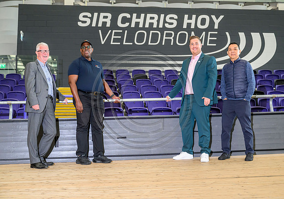 Senior Commonwealth Sport representatives visit Sir Chris Hoy Velodrome