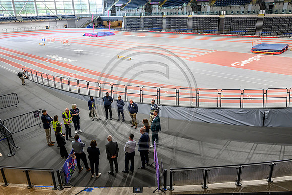 Senior Commonwealth Sport representatives visit Sir Chris Hoy Velodrome