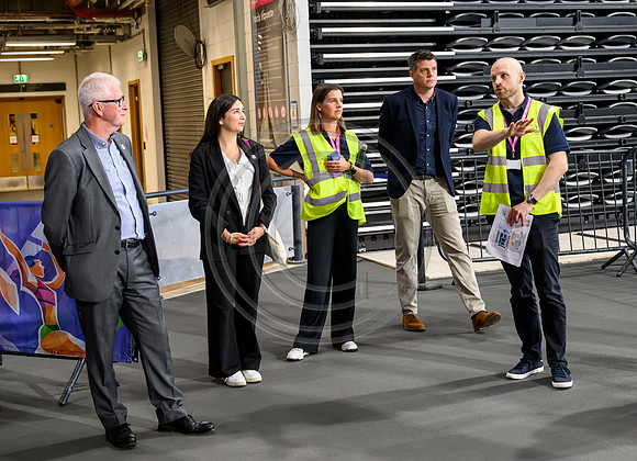 Senior Commonwealth Sport representatives visit Sir Chris Hoy Velodrome