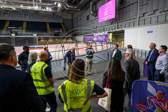 Senior Commonwealth Sport representatives visit Sir Chris Hoy Velodrome