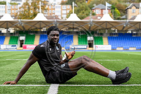 Olujare Oguntibeju wins Warrior of the Month