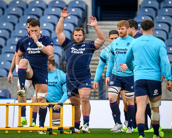 Scotland team run