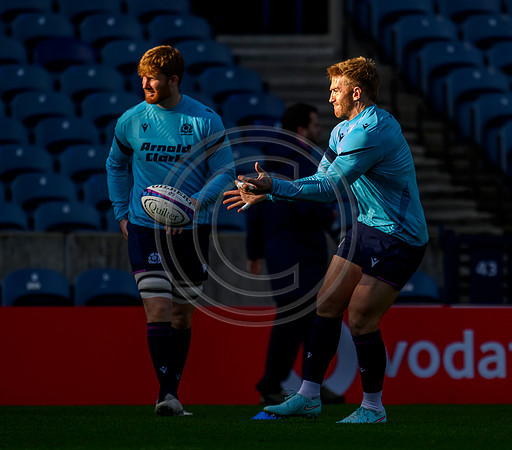Scotland team run