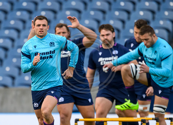 Scotland team run