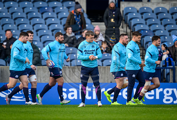 Scotland rugby Captain Run