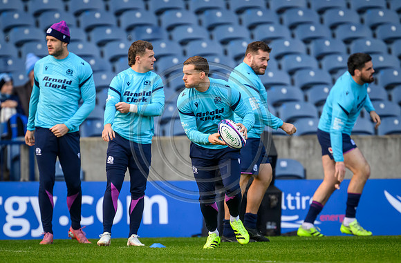 Scotland rugby Captain Run