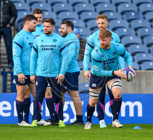 Scotland rugby Captain Run