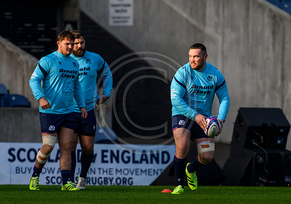 Scotland rugby Captain Run