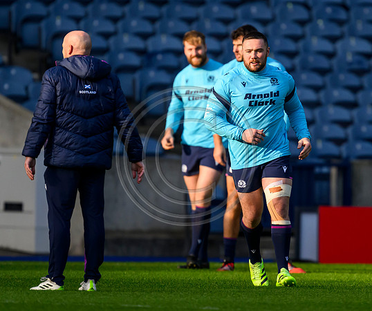 Scotland rugby Captain Run