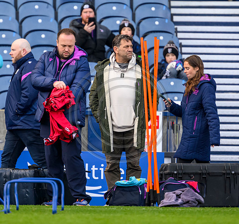 Scotland rugby Captain Run
