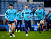 Scotland rugby Captain Run