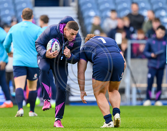 Scotland rugby Captain Run