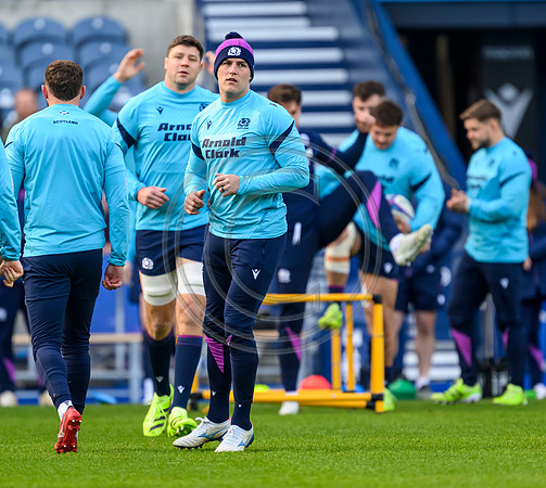 Scotland rugby Captain Run