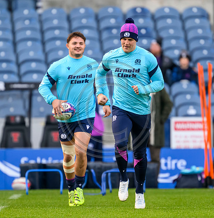 Scotland rugby Captain Run