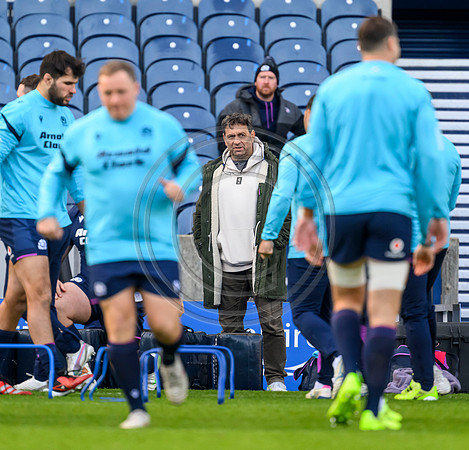Scotland rugby Captain Run