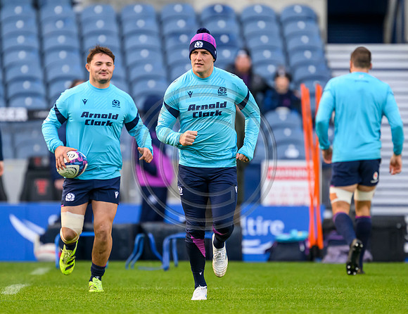 Scotland rugby Captain Run