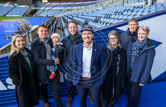 Referee capping ceremony for Scotland’s Sam Grove-White.