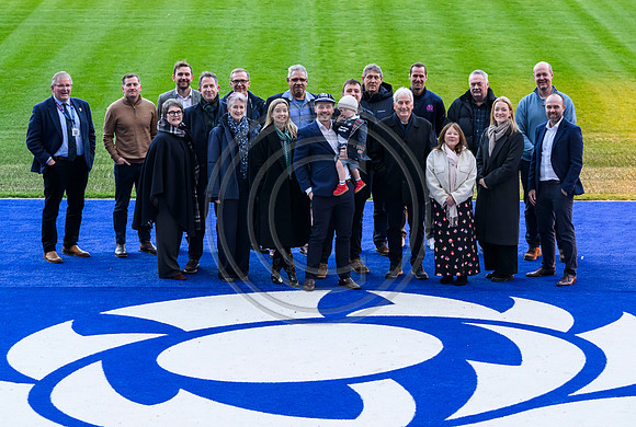 Referee capping ceremony for Scotland’s Sam Grove-White.