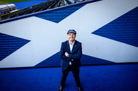 Referee capping ceremony for Scotland’s Sam Grove-White.