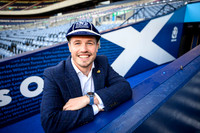 Referee capping ceremony for Scotland’s Sam Grove-White.