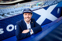 Referee capping ceremony for Scotland’s Sam Grove-White.