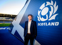 Referee capping ceremony for Scotland’s Sam Grove-White.