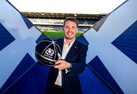 Referee capping ceremony for Scotland’s Sam Grove-White.