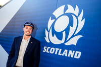 Referee capping ceremony for Scotland’s Sam Grove-White.