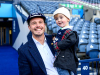 Referee capping ceremony for Scotland’s Sam Grove-White.