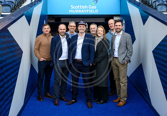 Referee capping ceremony for Scotland’s Sam Grove-White.