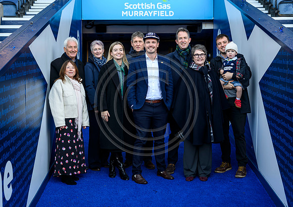 Referee capping ceremony for Scotland’s Sam Grove-White.