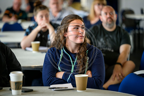Club leaders from the West region gather for a seminar about the season ahead.