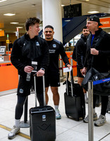 Warriors at airport