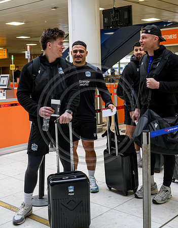Warriors at airport