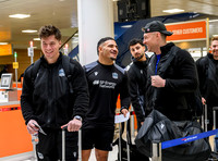 Warriors at airport