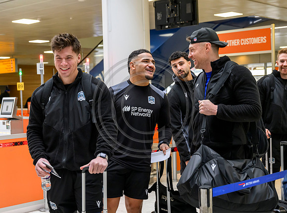 Warriors at airport