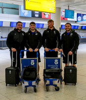 Warriors at airport