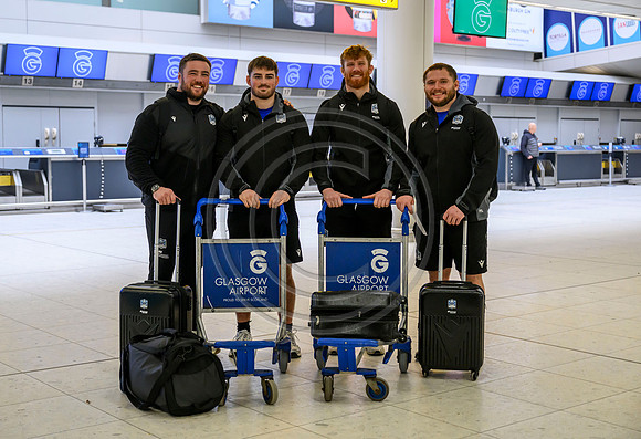 Warriors at airport