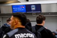 Warriors at airport