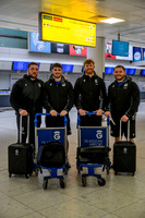 Warriors at airport