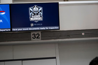 Warriors at airport