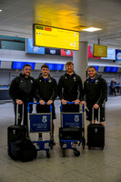 Warriors at airport