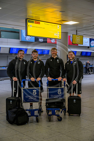 Warriors at airport