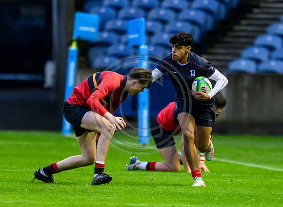 Boys U16 National Schools Cup Stewarts Melville Collage v Merchiston Castle School
