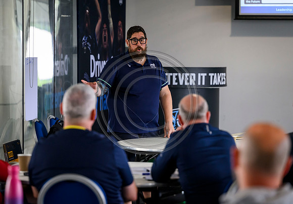 Club leaders from the West region gather for a seminar about the season ahead.