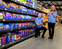 Lisa and Mark, longtime Aldi employees