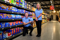 Lisa and Mark, longtime Aldi employees