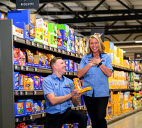 Lisa and Mark, longtime Aldi employees